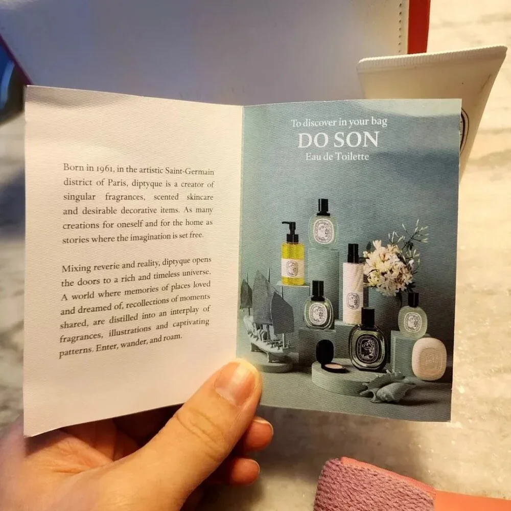 Diptyque X Qatar Airways First Class Pouch Amenities Set Limited Edition - Picture 7 of 9